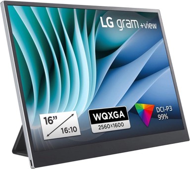 LG Prijenosni monitor gram +View 16MR70 / 16", WQXGA, IPS, USB-C PD 45 W